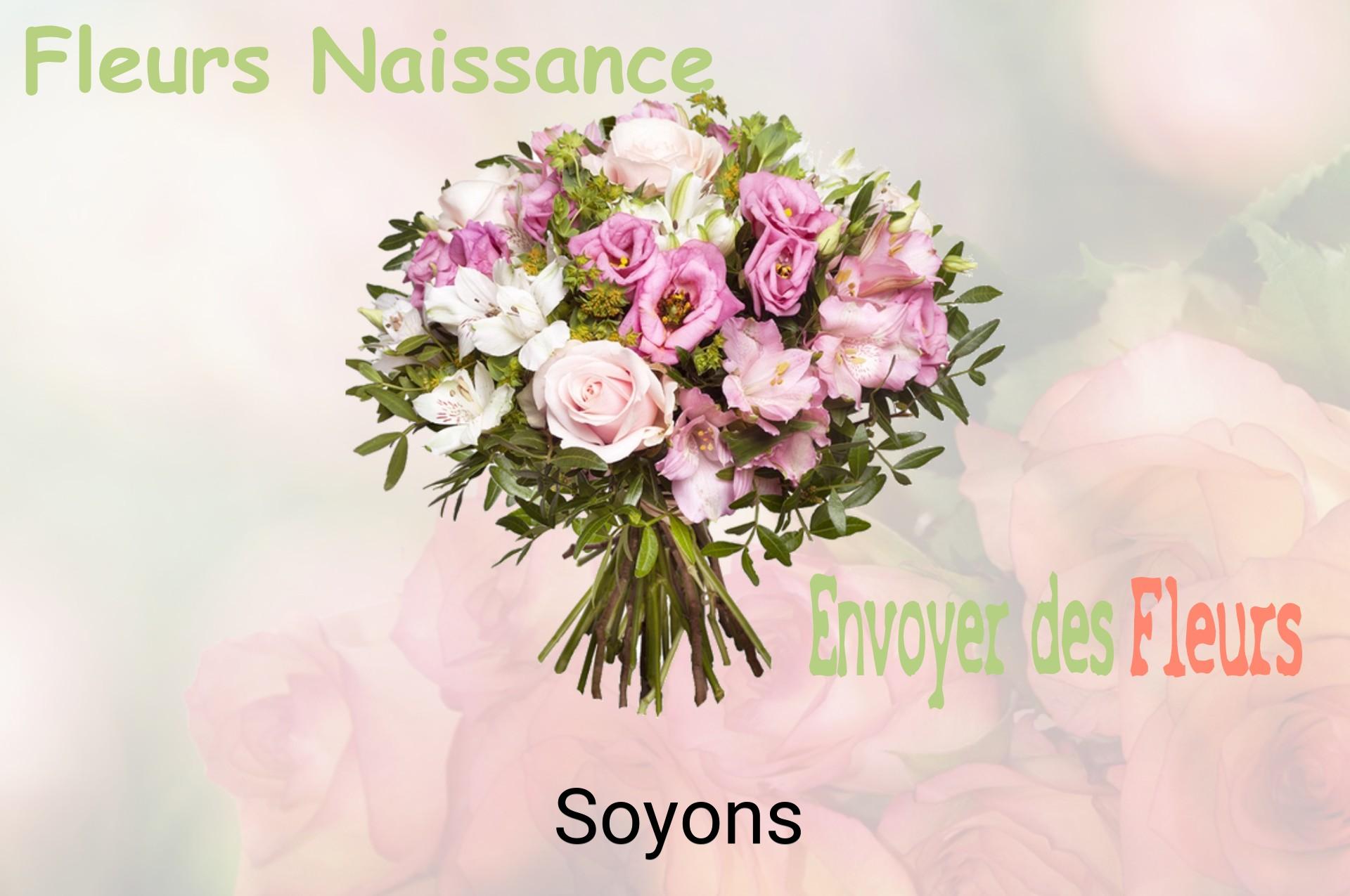 Bouquet de fleurs de naissance livré à Soyons